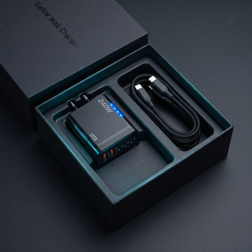 Chargeur GaN 240W USB-C PD - 4 Ports Charge Rapide